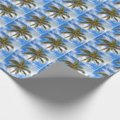 熱帯ヤシの木 ラッピングペーパー (角)