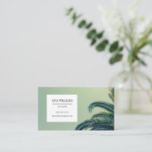 熱帯ヤシの木 名刺 (スタンド正面)