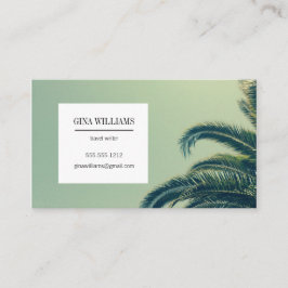 熱帯ヤシの木 名刺