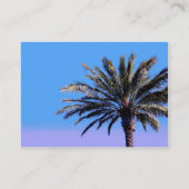 熱帯ヤシの木 名刺 (裏面)