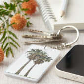 熱帯ヤシの木Keychain キーホルダー (正面右)