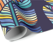 熱帯ヤシの継ぎ目のない葉模様。 ラッピングペーパー (ロールコーナー)