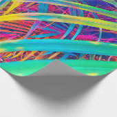 熱帯ヤシの葉のテクスチャの背景。ヤシの葉i ラッピングペーパー (角)