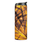 熱帯ヤシの葉イラストレーション型 タンブラー (回転左)