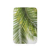 熱帯ヤシの葉写真 バスマット (正面縦)