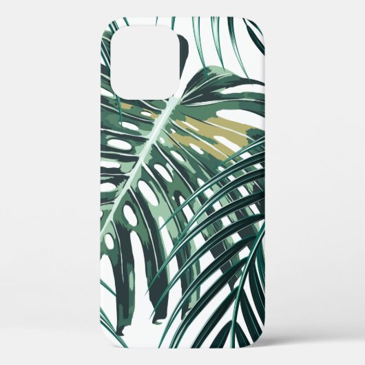 熱帯ヤシ葉の継葉ぎ目な植物 Case-Mate iPhoneケース (裏面)