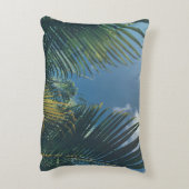 熱帯ヤシ葉の アクセントクッション (裏面(縦))