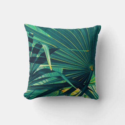 熱帯ヤシ葉の クッション (正面)