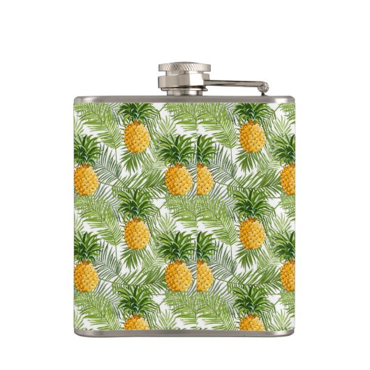 熱帯ヤシ葉の フラスク (裏面)