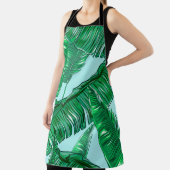 熱帯ヤシ葉ームレスヴィンテージフローラパッテ エプロン (インサイチュ)