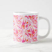 熱帯ヤシ葉 ジャンボコーヒーマグカップ (右)