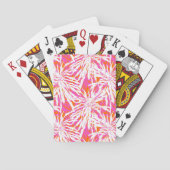 熱帯ヤシ葉 トランプ (裏面)