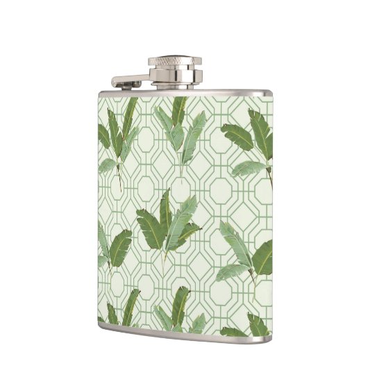 熱帯ヤシ葉 フラスク (左)