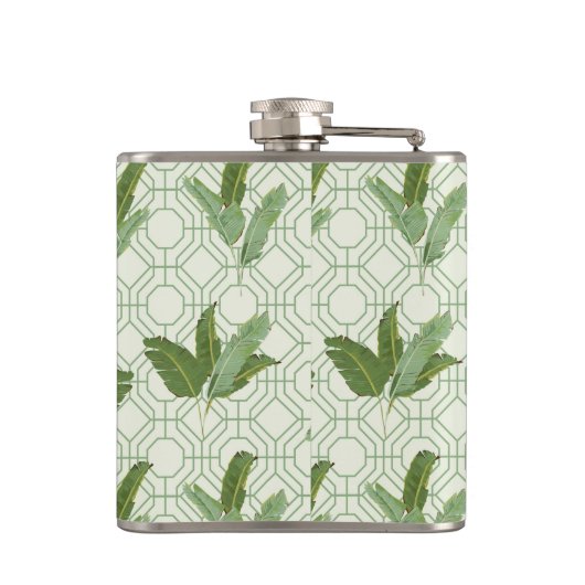 熱帯ヤシ葉 フラスク (裏面)