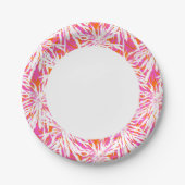 熱帯ヤシ葉 ペーパープレート (正面)