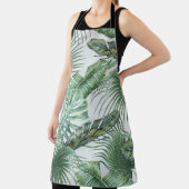 熱帯ヤシ葉，モンステラ，バナナの葉，ジュングル エプロン (インサイチュ)