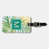 熱帯ヤシ葉 ラゲッジタグ (正面横)