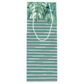 熱帯ユニーク贈り物 ワインギフトバッグ (正面)