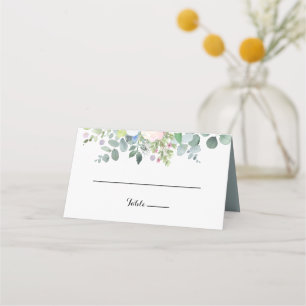 熱帯ユーカリ結婚ー座席表 プレイスカード