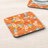 熱帯ヨットパターン コースター (左側)