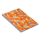 熱帯ヨットパターン ノートブック (右側)