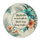 熱帯ライトカスタマイズ可能 カッティングボード (正面)