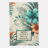 熱帯ライトカスタマイズ可能 キッチンタオル (縦)