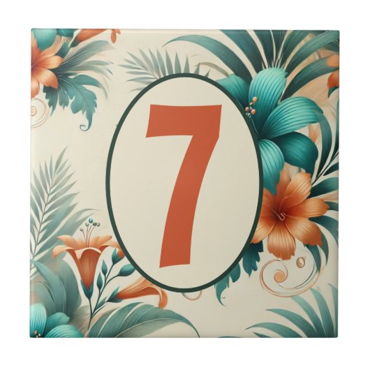 熱帯ライトカスタマイズ可能 タイル (正面)