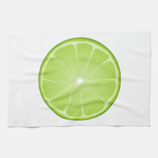 熱帯ライムパーティー キッチンタオル (横)