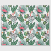 熱帯ラッピング紙 ラッピングペーパー (フラット)