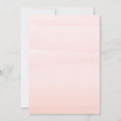 熱帯リーフインスパイアアールデコ保存日 招待状 (裏面)