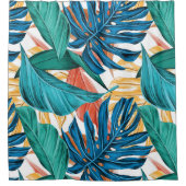 熱帯リーフシャワーカーテン シャワーカーテン (正面)