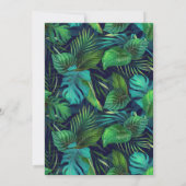 熱帯リーフベビーシャワーサンキューカード サンキューカード (裏面)