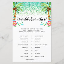 熱帯ルアウ（ハワイ式宴会）の水の色は、彼女はむしろゲームだろう