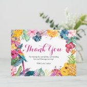 熱帯ルアウ(ハワイ式宴会)サンキューカード サンキューカード (スタンド正面)