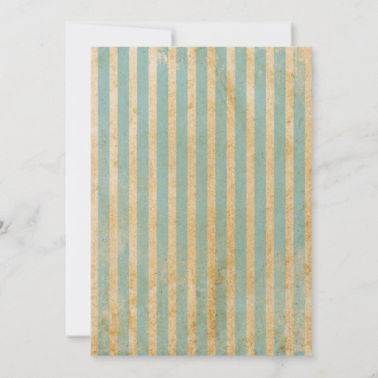 熱帯ルアウ（ハワイ式宴会）ティキ誕生日の招待 招待状 (裏面)