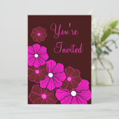 熱帯ルアウ（ハワイ式宴会）ハワイアン夏パーティの招待状 招待状 (スタンド正面)