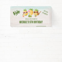 熱帯ルアウ（ハワイ式宴会）パイナップルビーチ誕生日