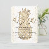 熱帯ルアウ(ハワイ式宴会)パーティーゴールデンパイナップル 招待状 (スタンド正面)