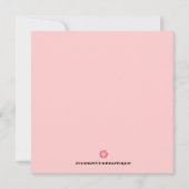 熱帯ルアウ（ハワイ式宴会）招待状 招待状 (裏面)