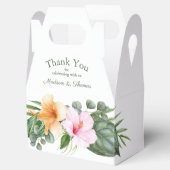 熱帯ルアウ（ハワイ式宴会）水結婚色とパーティー フェイバーボックス (オープン)