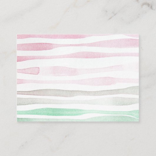 熱帯ルアウ(ハワイ式宴会)赤ちゃんシャワーブックベビー エンクロージャーカード (裏面)