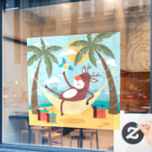 熱帯ルドルフ ウィンドウサイン (カフェ窓)