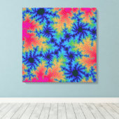 熱帯レインボースペックル キャンバスプリント (インサイチュ (ウッドフロア))