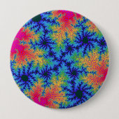 熱帯レインボースペックル 缶バッジ (正面)