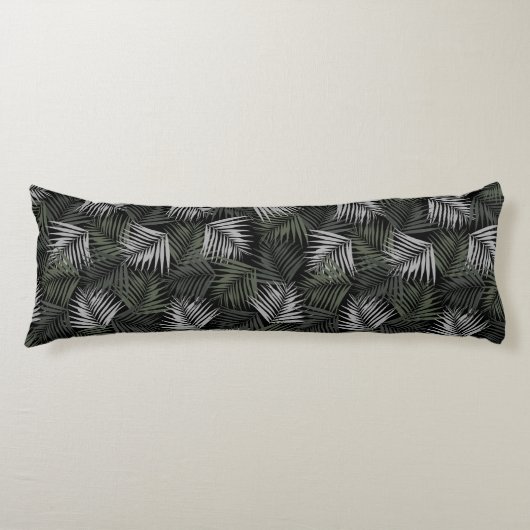 熱帯レトロナイトパターン#2 #palms #decor #art ボディピロー (正面)