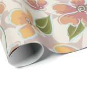 熱帯レトロ植物学 ラッピングペーパー (ロールコーナー)