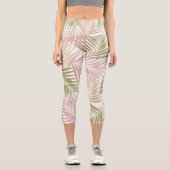 熱帯レトロ#8（ビーチビーブ）#palms #decor カプリレギンス (正面)