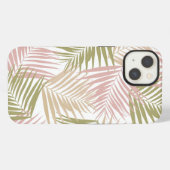 熱帯レトロ#8（ビーチビーブ）#palms #decor iPhoneケース (裏面横)