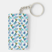 熱帯ロングテールハミングバード キーホルダー (裏面)